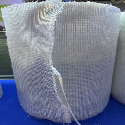 Fiberglas kombo mat UD kumaşı, bitmiş ürünü güçlendirmek için polyester tül ile birleştirilmiş, yüksek mukavemetli kablo köprüsü veya güverte için